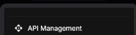 Quote.Trade account menu showing API Management